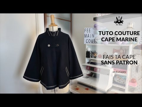 Tuto Couture : créé ta cape sans patron