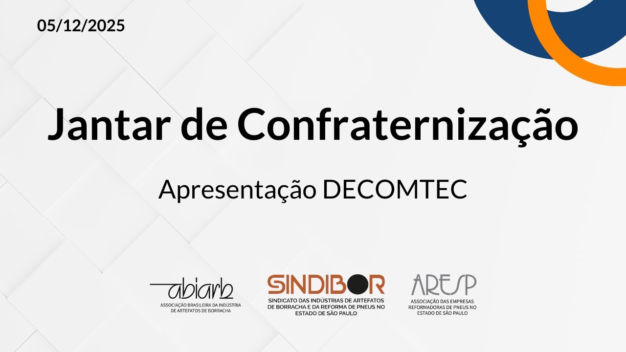 Apresentação DECOMTEC - Jantar de Confraternização