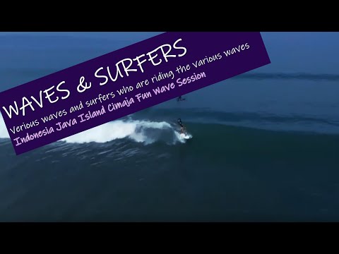 [WAVES & SURFERS] インドネシアジャワ島チマジャファンウェーブセッション