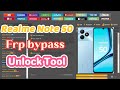 Realme Note 50 (RMX3834) Screen Lock Frp (Google Account) bypass with unlock tool Latest Security