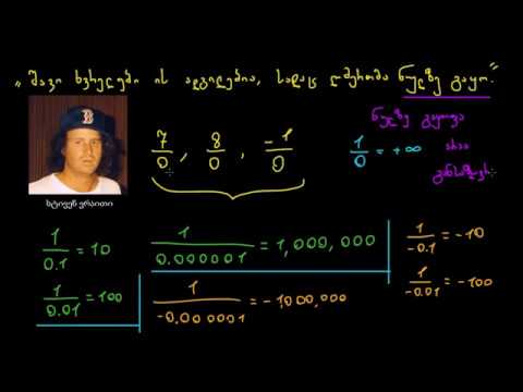 ნულის ნოლზე გაყოფის მაგალითი