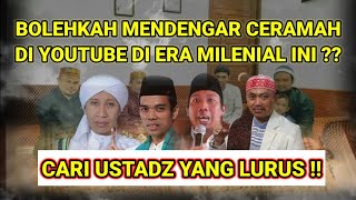 HUKUM NGAJI DAN BERGURU LEWAT YOUTUBE ⁉️ || Tanya Jawab KH Idrus Ramli