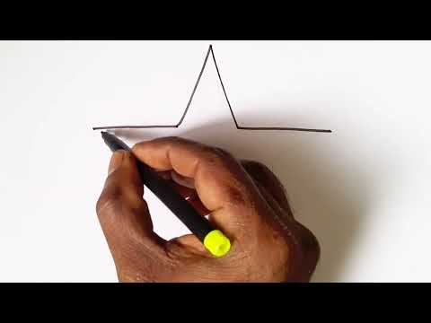 how to draw star drawing easy step by step@DrawingTalent