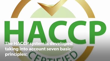 GMP. Implementation of the HACCP system in food enterprises. Seven basic principles of HACCP.