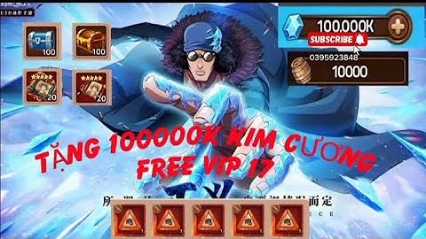 Game Lậu \ Huyền Thoại hải tặc SV lậu \ free vip 17 lv 215 Tặng 100M Kim Cương 10k Thùng bia