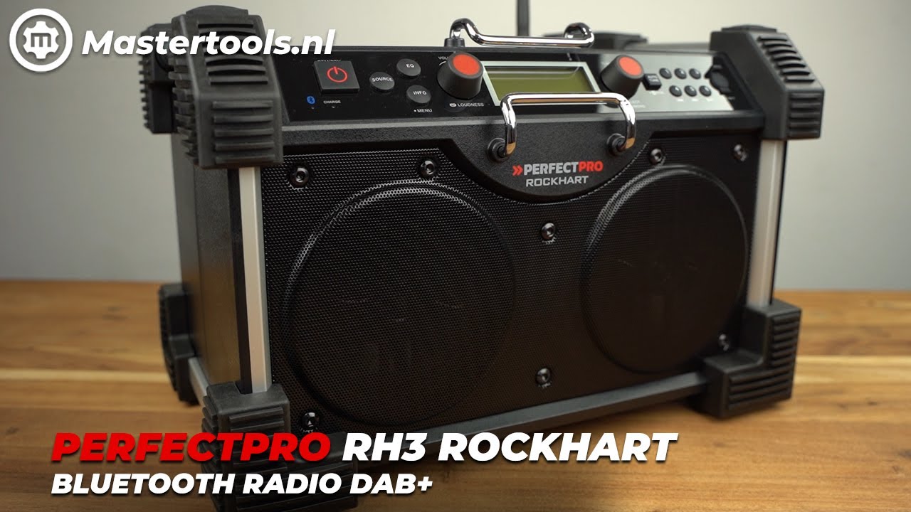 monster middernacht profiel Perfectpro RH3 Rockhart Bluetooth Radio DAB+ | Mastertools.nl - YouTube