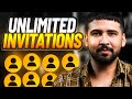 My secret strategy to do unlimited invitation 