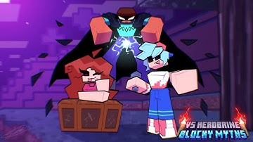 Friday Night Funkin: Vs Herobrine Blocky Myths (V2 DEMO) | FULL GAMEPLAY SHOWCASE