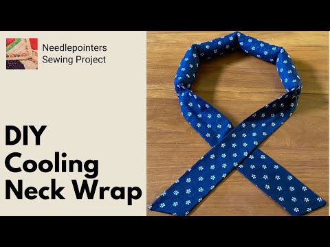 DIY Neck Cooling Scarf  Easy Sewing Tutorial - You Make It Simple