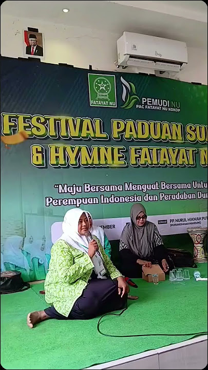 Fistival fatayat nu sekecamatan kokop di pp nurul hikmah putri