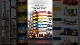 How Crude Oil is Separated into Useful Products | Crude Oil Distillation Process Explained Simply |