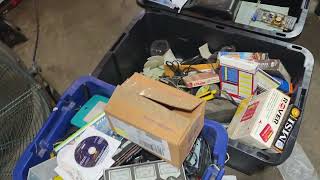 2000 computers, vintage audio and video equipment storage unit find