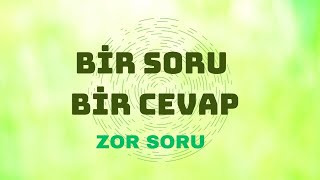 GENEL KİMYA | BİR SORU BİR CEVAP