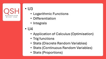 QCE Mathematical Methods - Unit 3 and 4 Masterclass (1/2) | Oliver Yang
