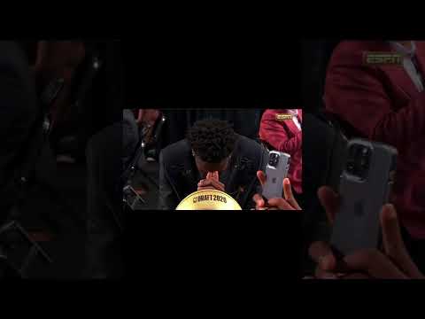 Wizards take AJ Dybantsa with #1 pick #nba #nbadraft #nbadraft2026 #ajdybantsa #wizards