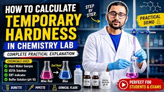 EDTA Method for Temporary Hardness | Complete Chemistry Lab Practical #trending 