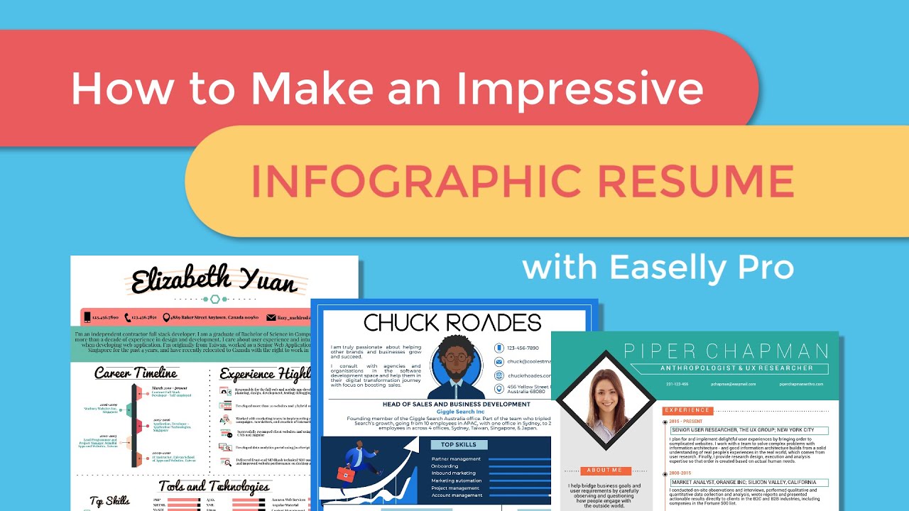 how to make an impressive infographic resume with easelly pro how to make an impressive resume