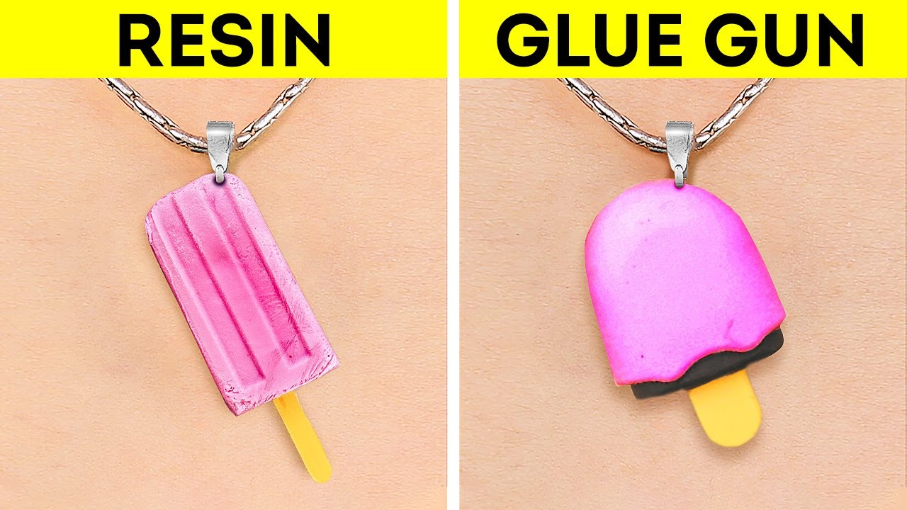 RESIN VS. GLUE GUN || Beautiful DIY Jewelry, Mini Crafts And Repair Tricks With Epoxy And Hot Glue