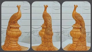 طريقة صنع طاووس بعجينة السيراميك .. How to make a peacock with ceramic paste