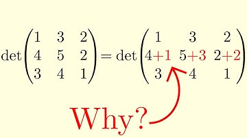 Elementary Row Operations & Determinants