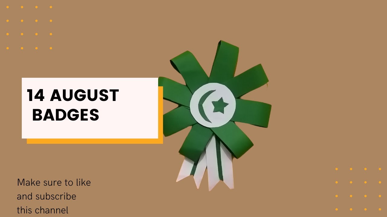 14 August badges ||  independence day badges props diy (GREAT IDEAS)   14 august  whatsapp status