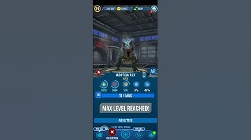 MORTEM REX MAX LEVEL 30 APEX After UPDATE 2.14 in Jurassic World Alive