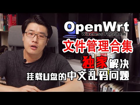 【韩风Talk】Openwrt文件管理的玩法合集，这期顺便解决中文乱码问题！