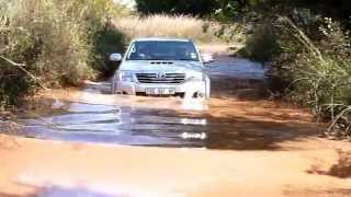 Toyota Hilux tries some deep water