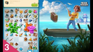 Merge Mansion  | Joys Of The Sea! 🪼🪼 Part 3🐟🐟