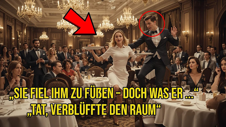 Eine Kellnerin rutschte vor einem Milliardär aus – Was er dann tat, ließ alle sprachlos zurück
