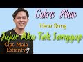 CAKRA KHAN - JUJUR AKU TAK SANGGUP (Lirik Video) || CIPT. Maia Estianty