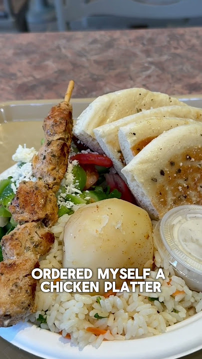 Trying Opa of Greece food in Abbotsford #ytshorts #food #explore