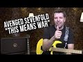 Vídeo Avenged Sevenfold - This Means War (como tocar - aula de guitarra)