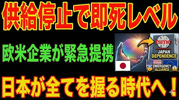 【日本の逆転劇】半導体素材で世界シェア独占！TSMCが日本依存に…