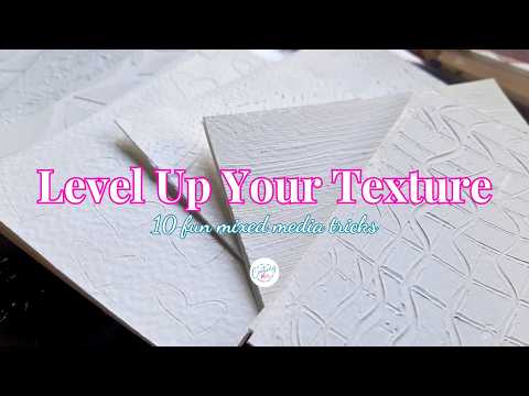 10 Easy Texture Techniques Using Simple Tools