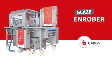 Enrober with glaze | Bakon Food Equipment