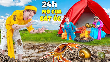 24h SINH TỒN TRÊN ĐẢO HOANG | Gia Đình Tấm Cám Mò Cua Bắt Ốc Kiếm Ăn | Biệt Đội Tấm Cám | Miu Miu TV