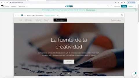 Tutorial técnico para creación de Web Jimdo en TPV1 (parte 1)
