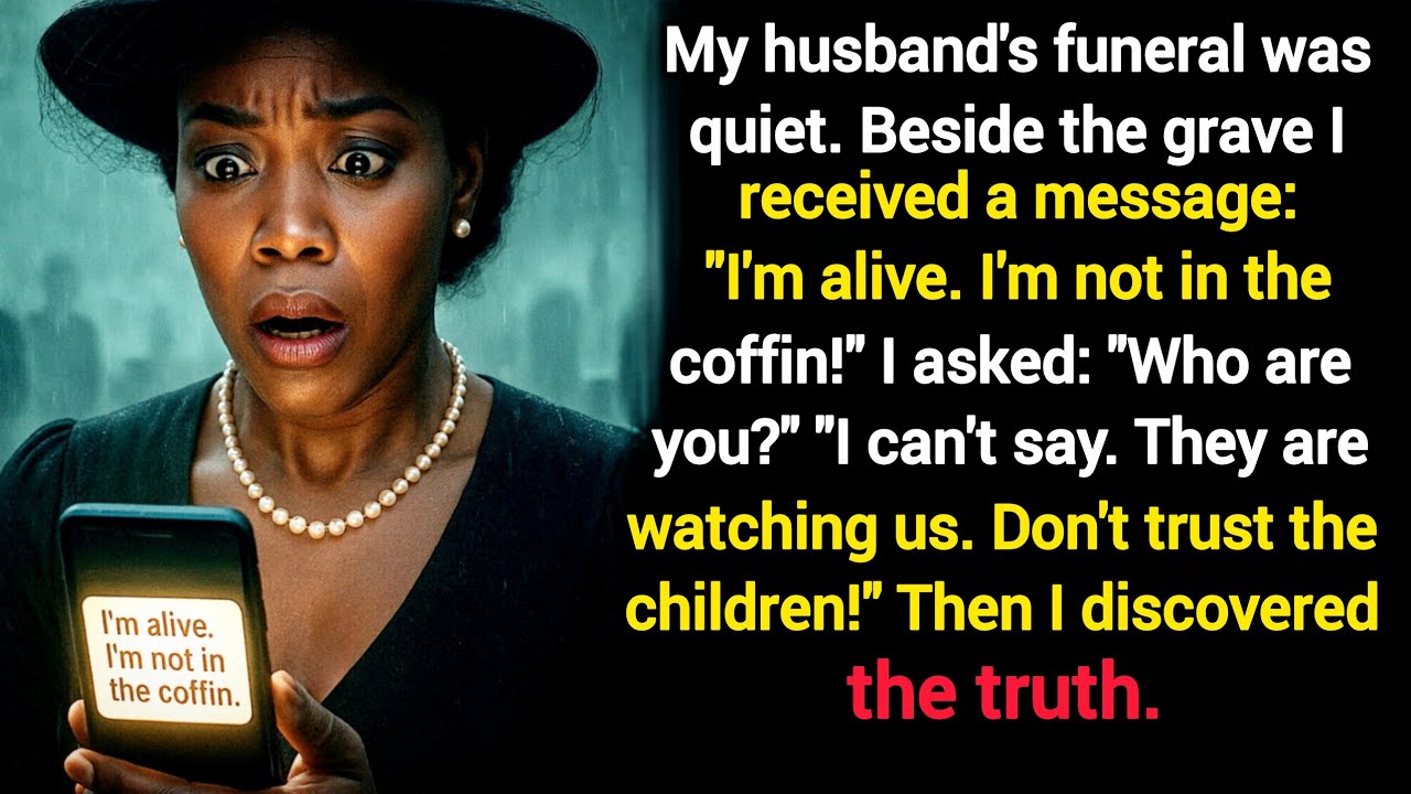 At my husband's funeral I got a message: 