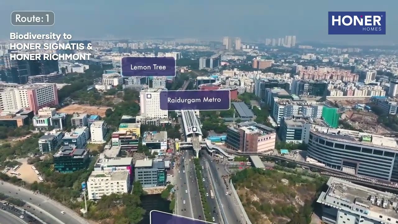 Route Map & Direction from Biodiversity to HONER SIGNATIS & HONER RICHMONT | Honer Homes
