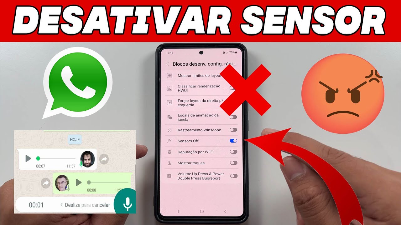 Como Desativar o Sensor de Proximidade do Whatsapp - YouTube