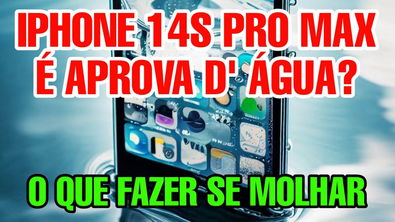 IPHONE 14S PRO MAX É A PROVA D