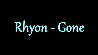 Rhyon - Gone Instrumental Karaoke with backing vocals