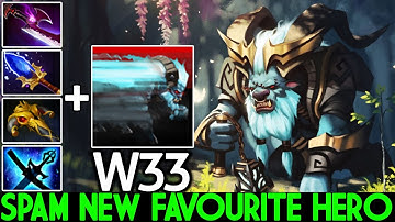 W33 [Spirit Breaker] Spam New Favourite Hero Unlimited Bash Dota 2