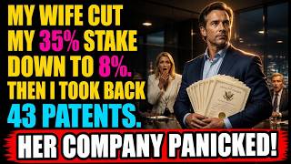 Full My Wife Cut My Startup Stake From 35% to 8%—Then I Reclaimed All 43 Patents Update
