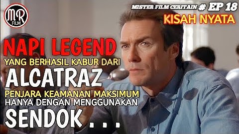 BERMODALKAN SENDOK NAPI INI KABUR DARI PENJARA | Alur Cerita Film E5CAPE FR0M ALCATRAZ