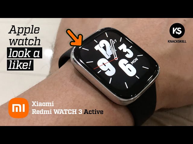 Xiaomi Redmi WATCH 3 Active - Apple watch look a like in Full Review! 