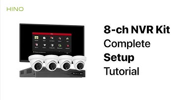 How to Setup an 8-channel NVR Kit Complete Tutorial | Hinovision Tech Tutorial