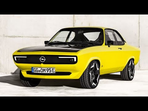 Opel Manta ElektroMOD: the official electric restomod of the 70s german coupé