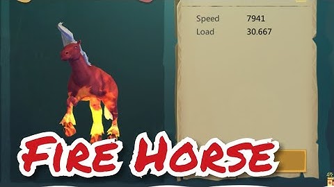 Tame Flame Horse/Fire Horse/RedHorse and Feed: Utopia Origin